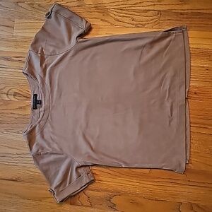 👪 💰 SALE! 💰 Banana Republic brown suade-like material size S shirt